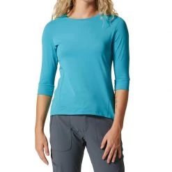 Mountain Hardwear Sweaters Women's Crater Lake 3/4 Crew Neck T-Shirt -Berkley Sales 2022 1847301 436 f