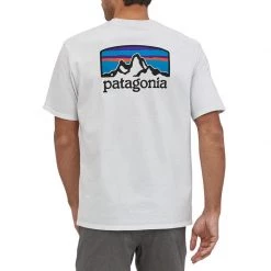 Patagonia T-shirts and polos Men's Fitz Roy Horizons Responsibili-Tee -Berkley Sales 2022 38501 WHI B03690