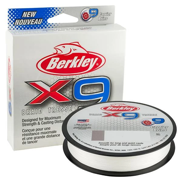 Berkley Braided lines X9 Braid 165 Yards Line 3 Berkley Braided lines X9 Braid 165 Yards Line