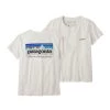 Patagonia T-shirts and polos Women's P-6 Mission Organic T-Shirt 1 Patagonia T-shirts and polos Women's P-6 Mission Organic T-Shirt -Berkley Sales 2022 WBS22 37560 BCW